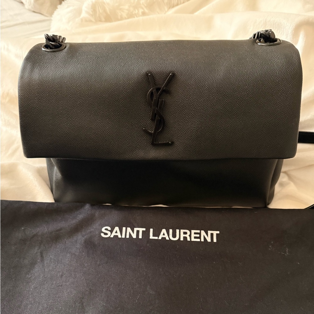 Saint Laurent West Hollywood Black Leather Bag